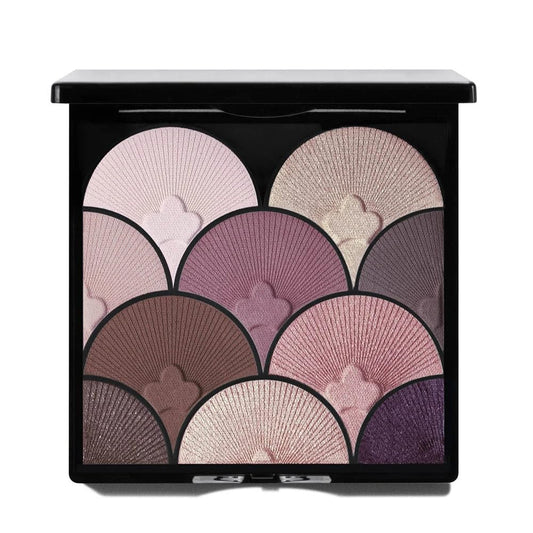 T.LeClerc Eye Shadow Palette | Retro-Chic 10-Color Nude Palette | Warm-Toned, Creamy Texture | Luminous, Long-Lasting Wear | Rich Pigments | Easy Makeup Removal (ROSE DES SABLES, 18G)