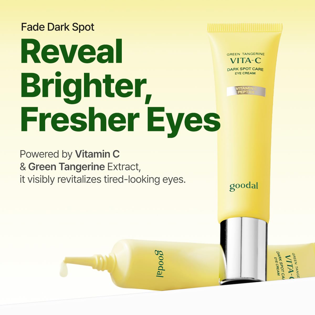 GOODAL Green Tangerine Vitamin C Dark Circle Eye Cream | Intensive Dark Circle Relief and