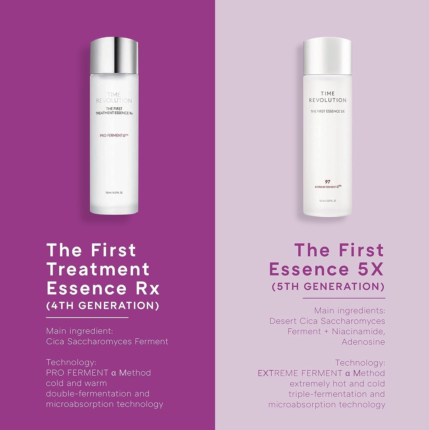 MISSHA Time Revolution The First Essence 5X 5.07 oz, Korean Skin Care