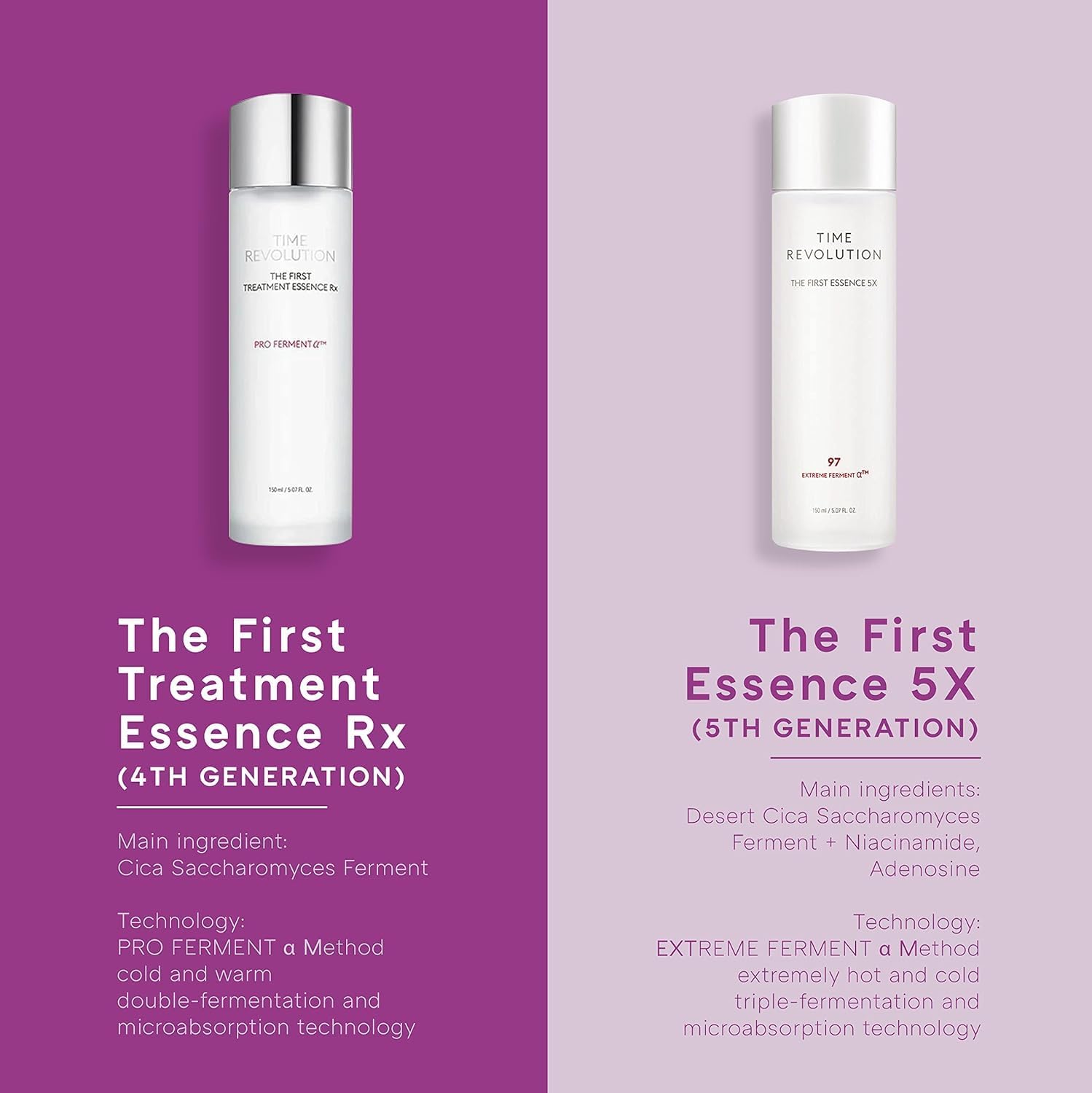 MISSHA Time Revolution The First Essence 5X 5.07 oz, Korean Skin Care