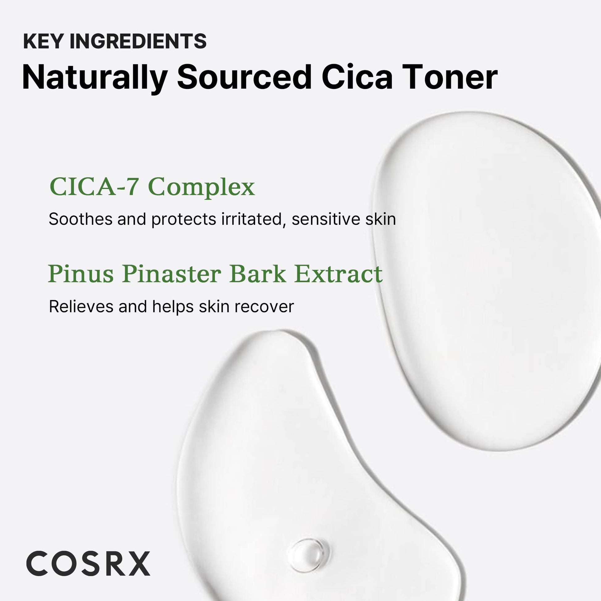 COSRX Pure Fit CICA Soothing Toner for Sensitive Skin, 5.07 fl.oz