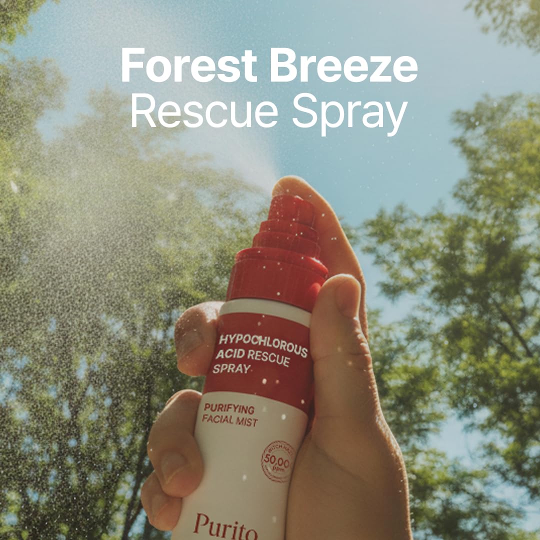 PURITO Hypochlorous Facial Spray | Mist Toner for Redness-Prone Skin Types