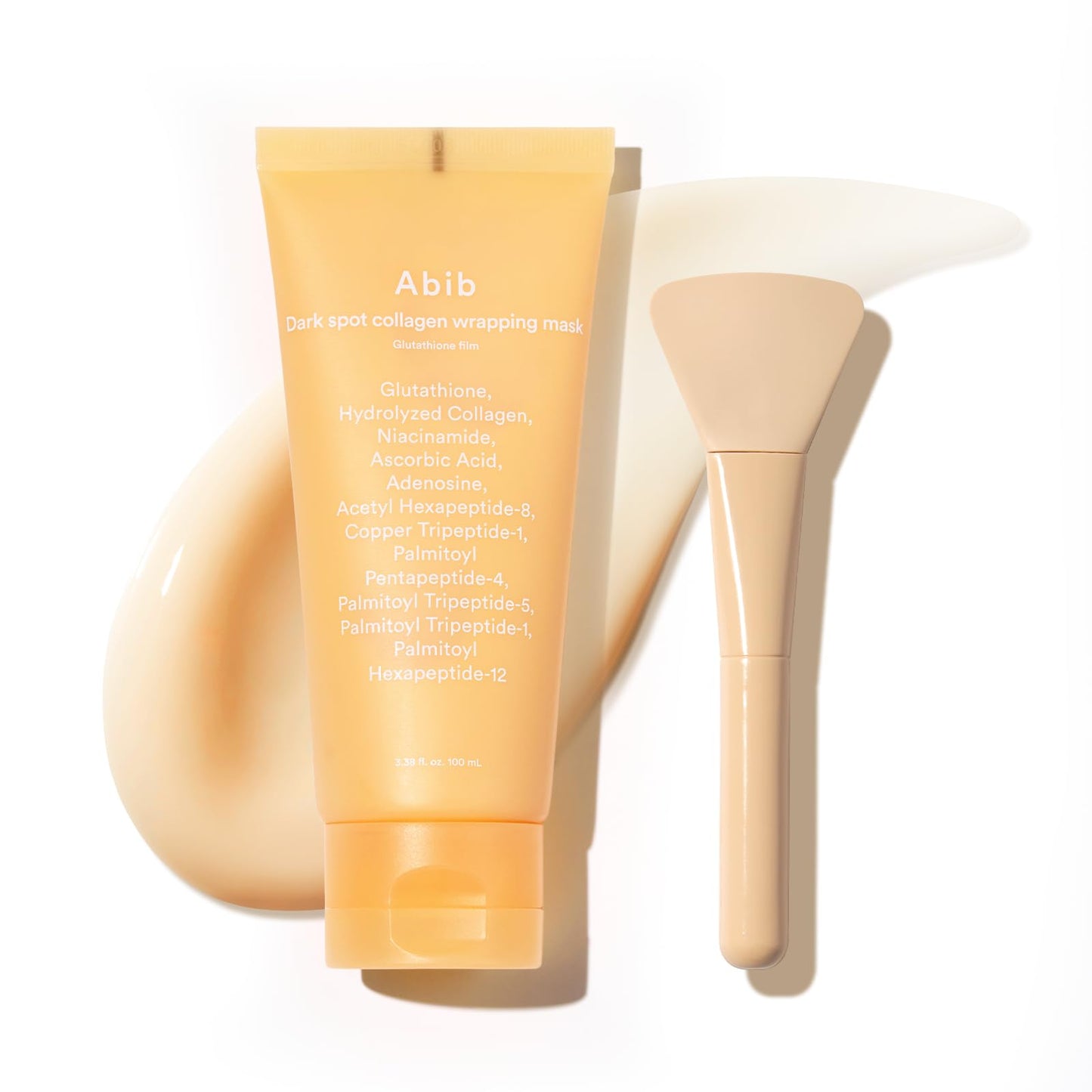 Abib Dark Spot Collagen Overnight Wrapping Mask Glutathione Film, Peel Off Face Mask for