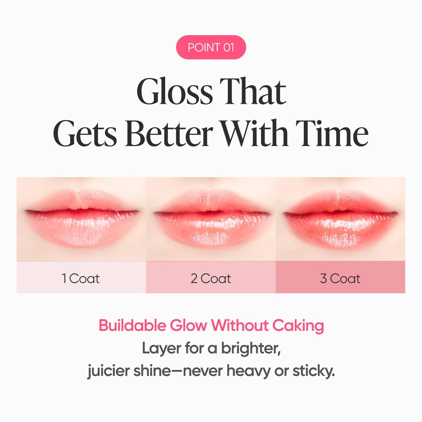 BANILA CO Dew Glow Tint - Dewy Gloss Lip Tint, PP02 Mauve Souffle (0.13 oz)