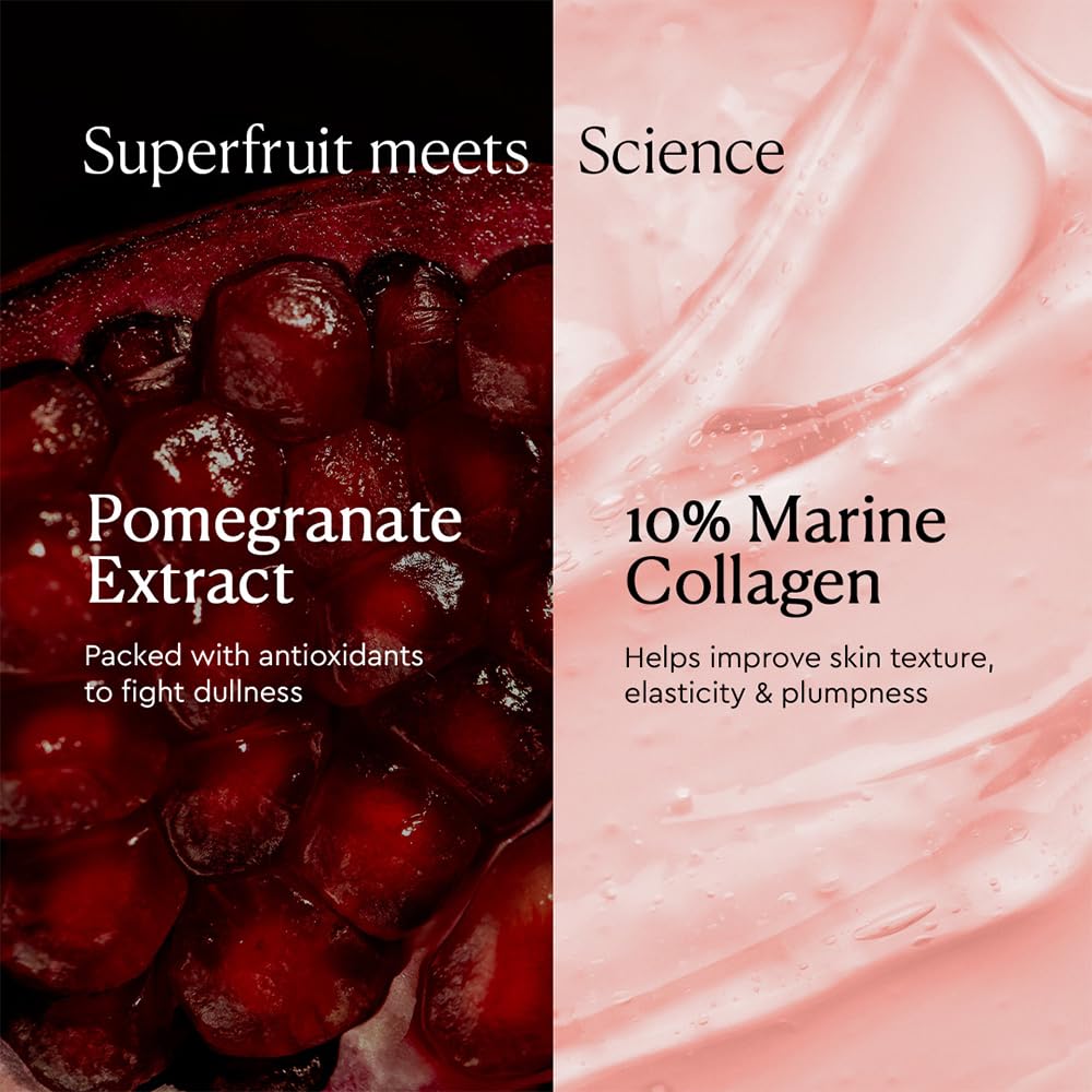 The Face Shop Pomegranate & Collagen Volume Lifting Eye Cream | Ultra-Light Eye Cream for Eye Skin