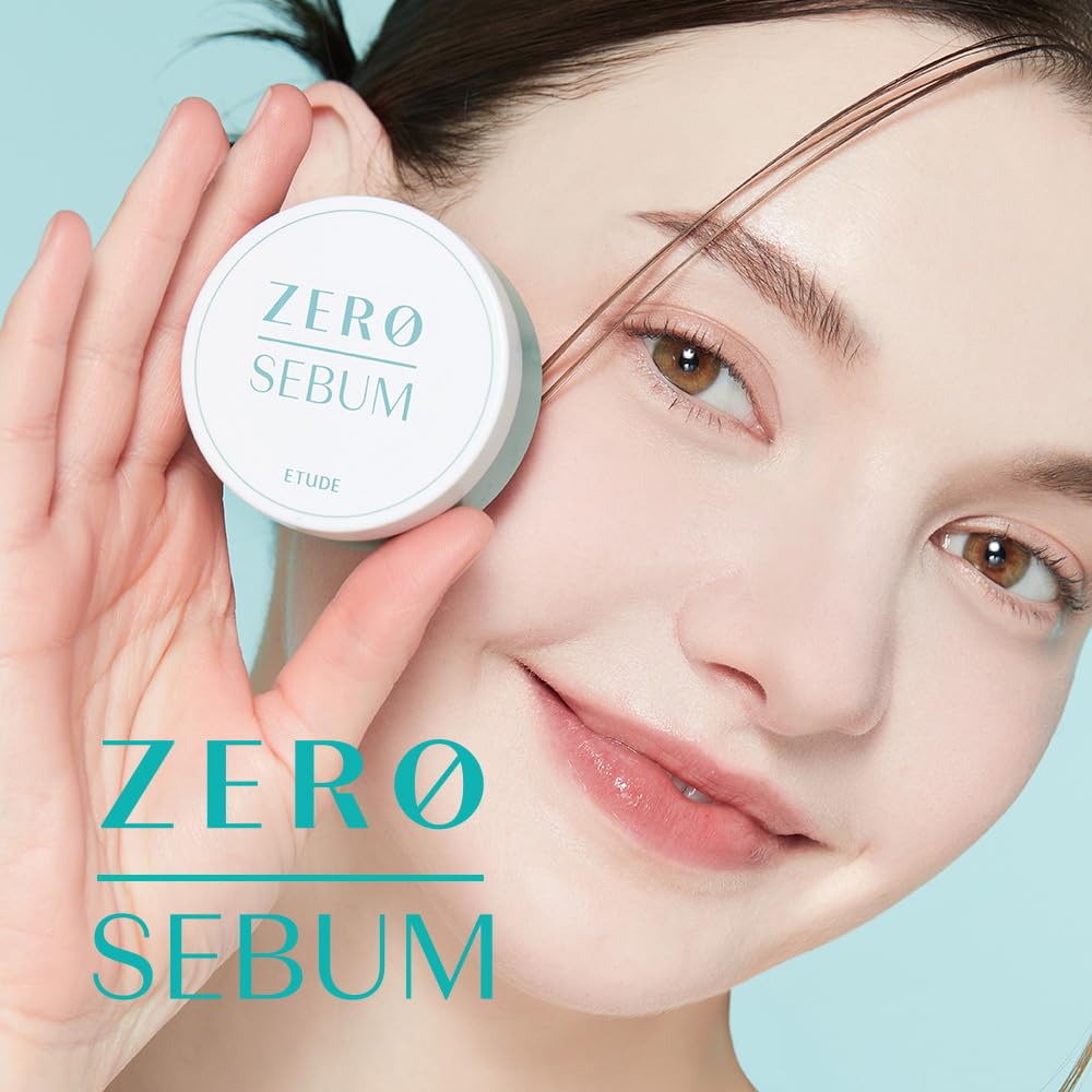 ETUDE Zero Sebum Loose Setting Powder for Oily Skin, Soft Matte, 0.14 oz