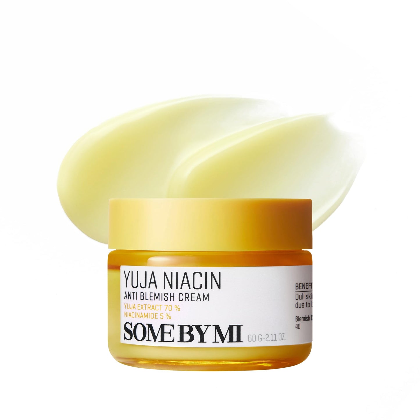 SOME BY MI Yuja Niacin Anti Blemish Cream – 2.02oz, 60ml – Korean 5% Niacinamide Face Moisturizer
