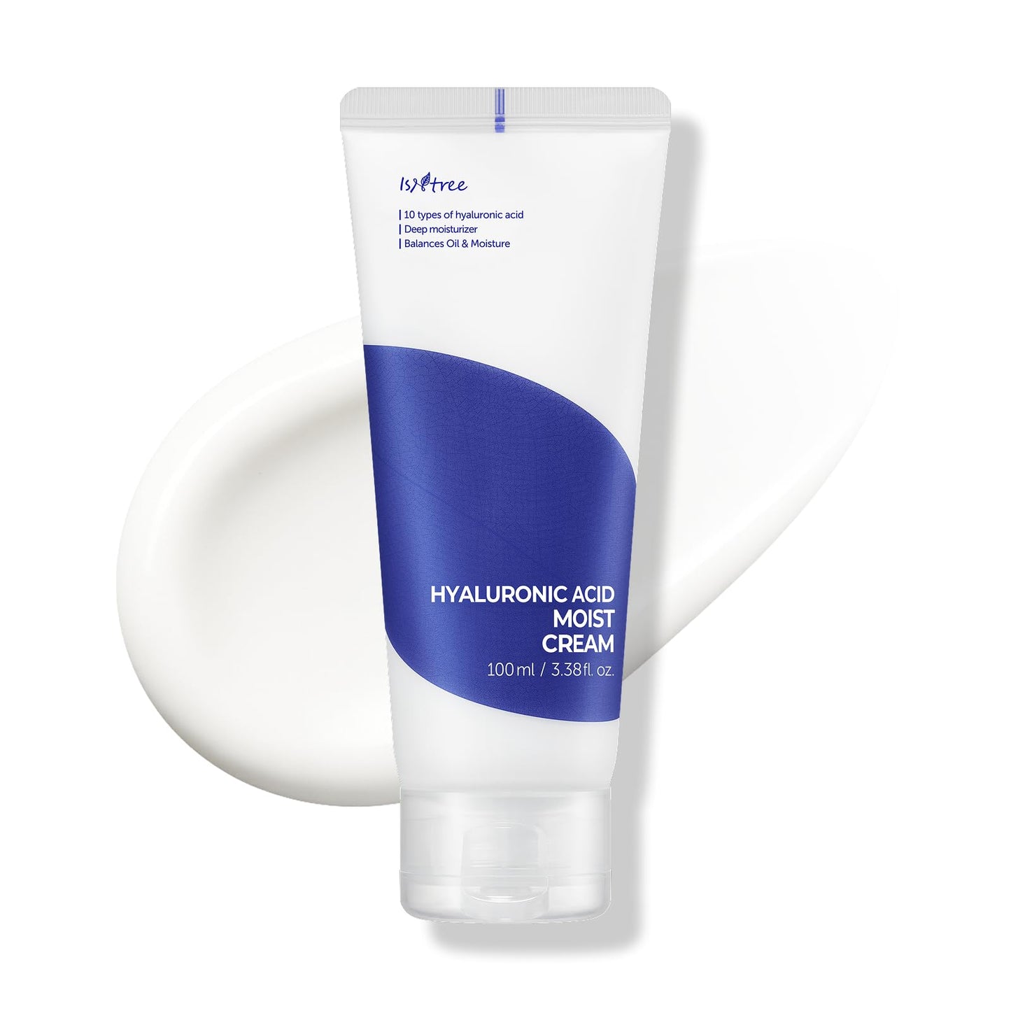 ISNTREE Hyaluronic Acid Moist Cream | Korean Face Moisturizer with Hyaluronic Acid | Deep