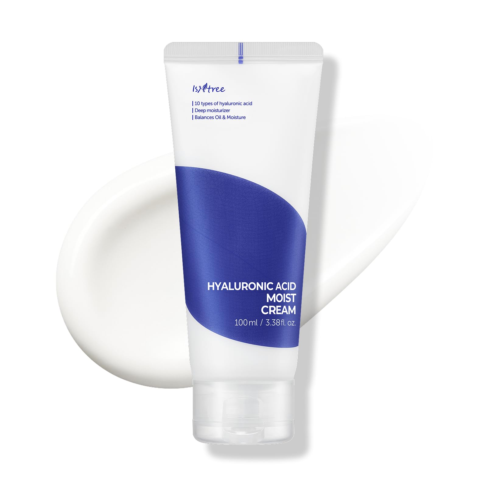 ISNTREE Hyaluronic Acid Moist Cream | Korean Face Moisturizer with Hyaluronic Acid | Deep