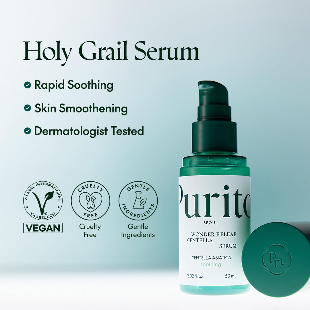 PURITO Centella Green Level Buffet Serum 60ml/ 2 fl oz serum for face, Centella Asiatica,Recovery