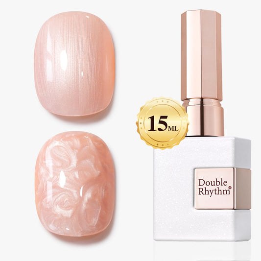 Double Rhythm 15ML Glitter Gel Polish Shimmer Reflective Holographic Color Magnetic for Nail Art Salon DIY at Home (B1138)