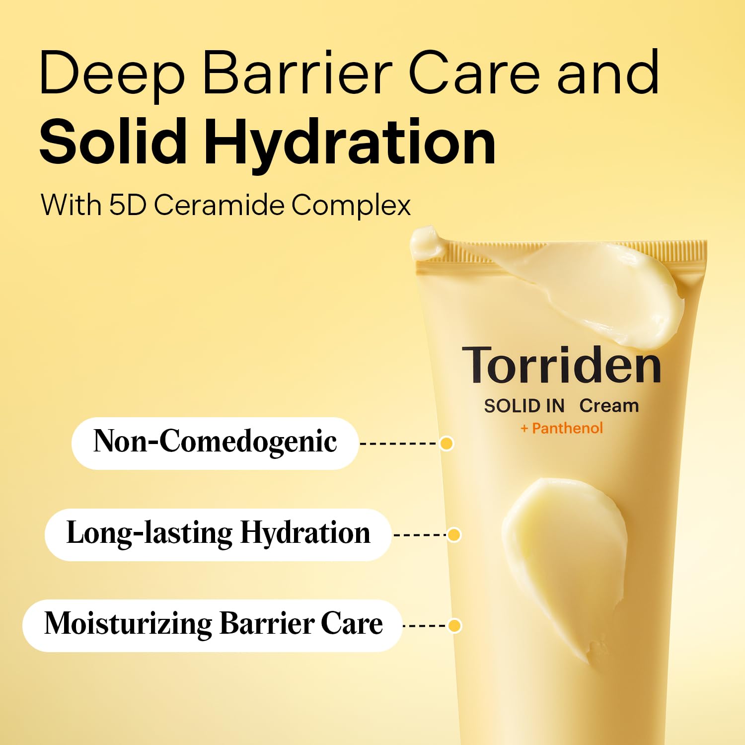 Torriden SOLID IN Ceramide Cream 70ml (2.36 fl. oz.) | Ceramide Moisturizer for Healthy Skin