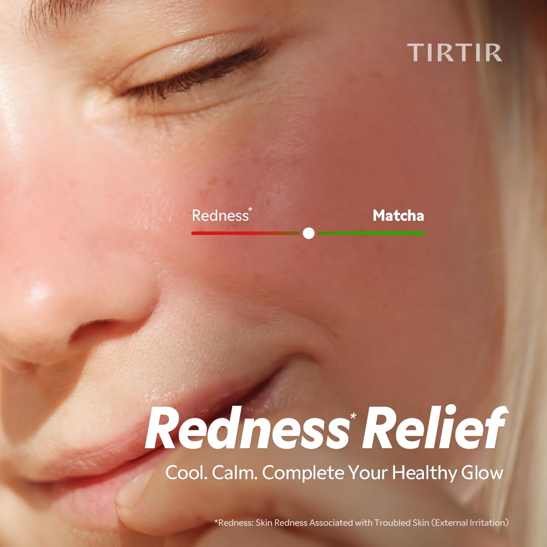 TIRTIR Matcha Dual PDRN Serum | Irritated Red Skin Relief & Glass Skin Glow with 20,000ppm Vegan