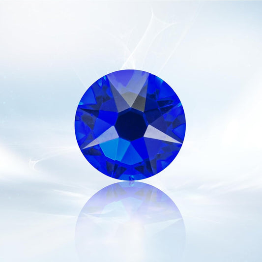 Novani Sapphire/Royal Blue Rhinestones 1440pcs Flat Back Round Rhinestone Style 2088 Sparkly