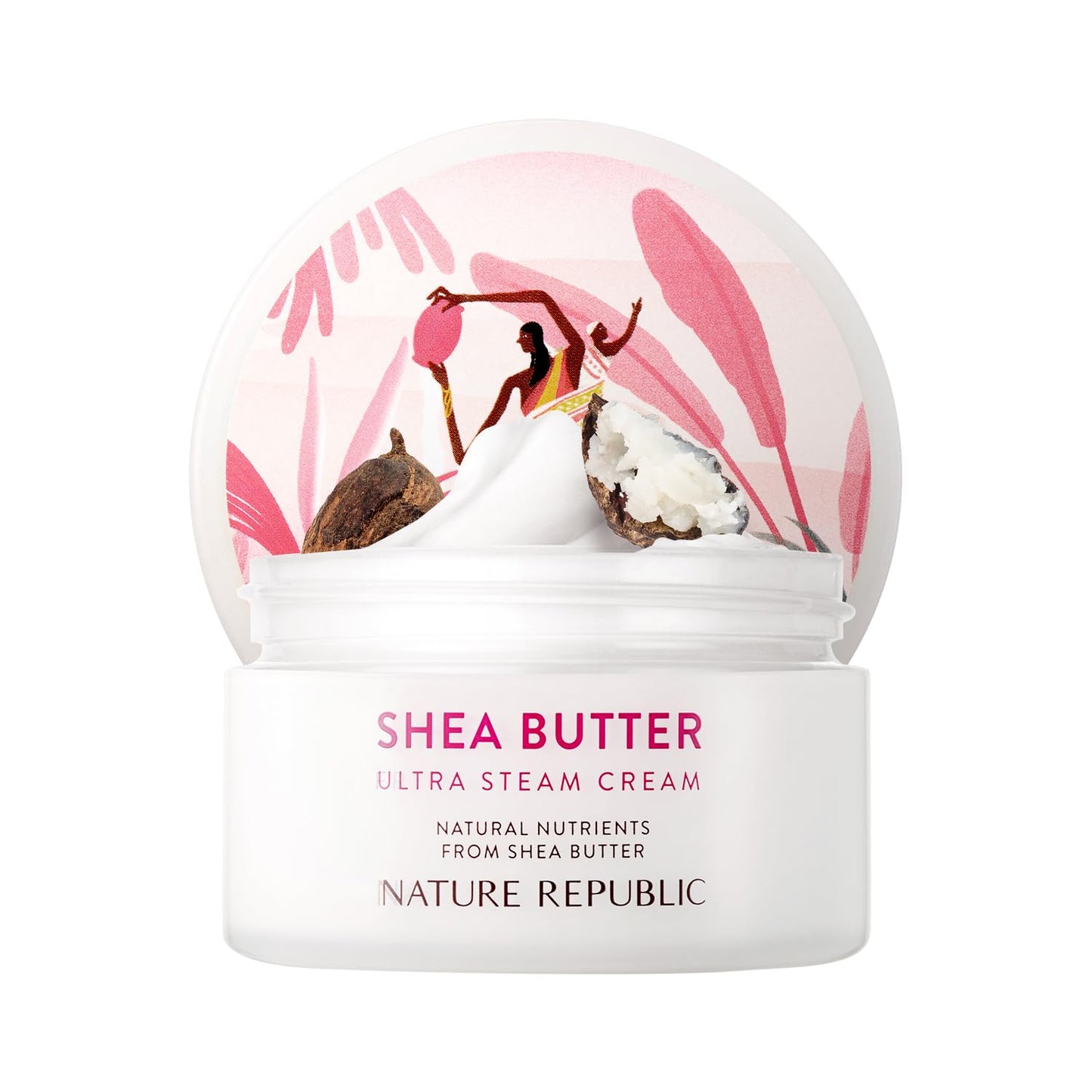 Nature Republic Shea Butter Steam Cream (Ultra) | Daily Face Moisturizer, Rich & Intensive