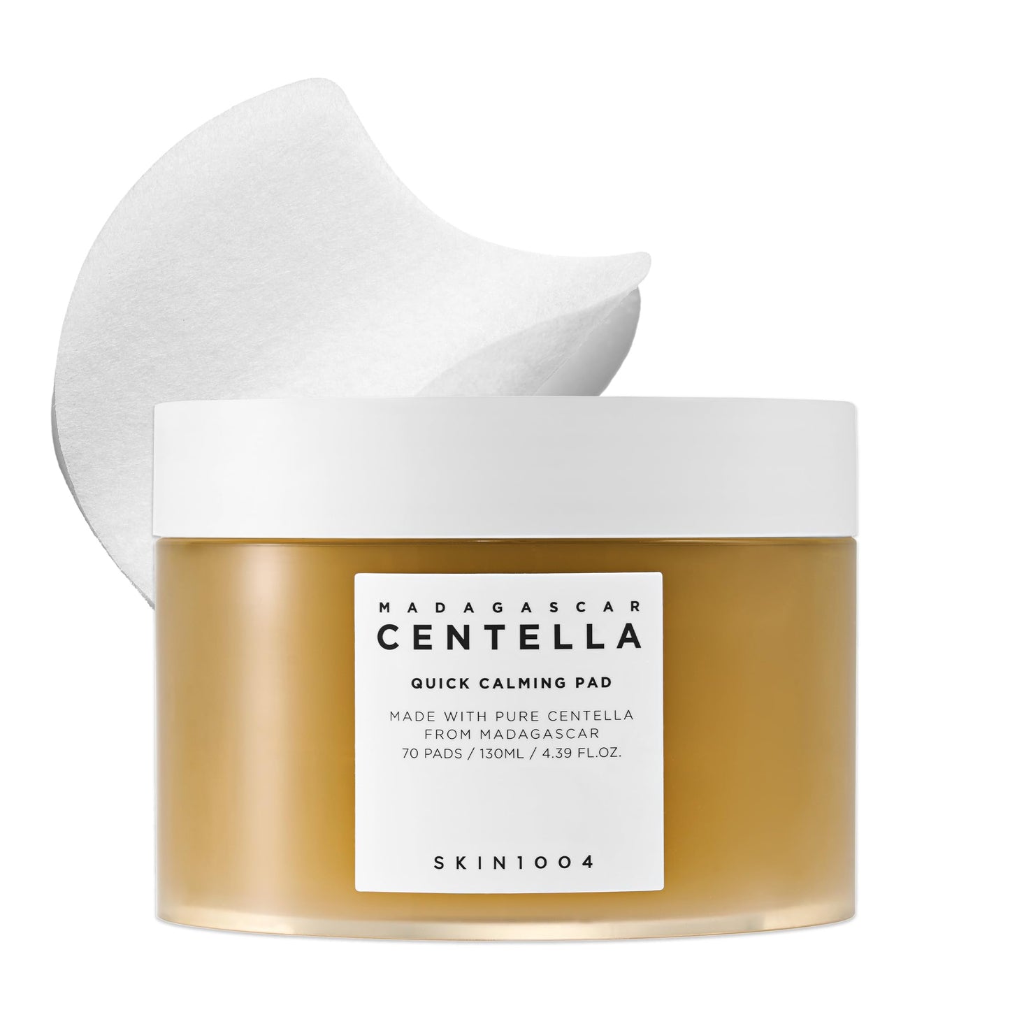 SKIN1004 Centella Quick Calming Pad, 70 Pads, Korean Face Toner Pad with Madagascar Centella