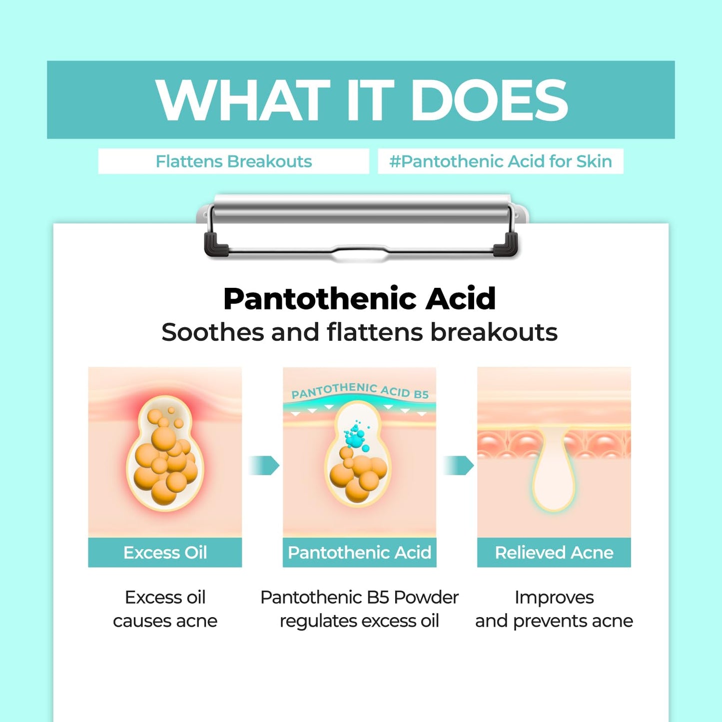 numbuzin No.1 Powder | Pantothenic B5 Active Drying Powder | Spot Treatment Acne, Pantothenic Acid