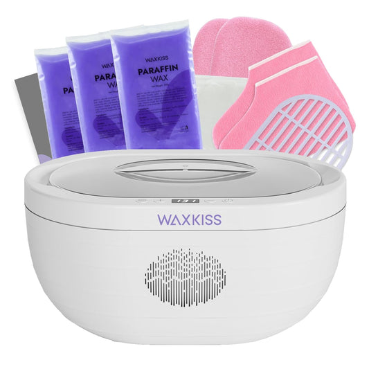 Paraffin Wax Machine for Hand and Feet with 3 packs of Paraffin Wax Refills moisturizing,3000ml Hand wax Paraffin Machine for Reservation Paraffin Wax Bath