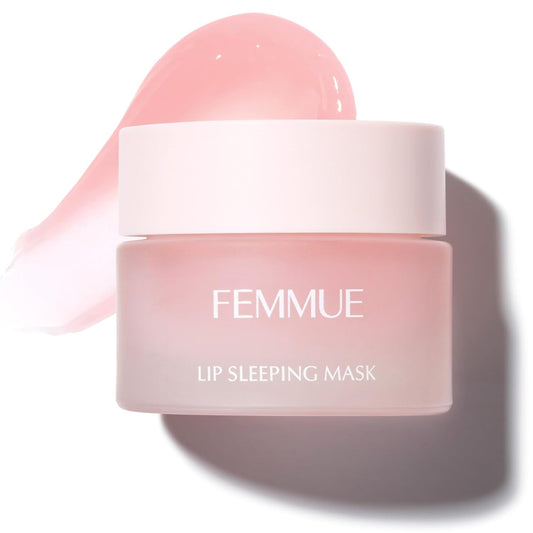 Lip Sleeping Mask Hydrating Lip Balm (Rose) | Overnight Moisturizer for Plumper, Smoother Lips | Korean Skincare | 0.52 oz