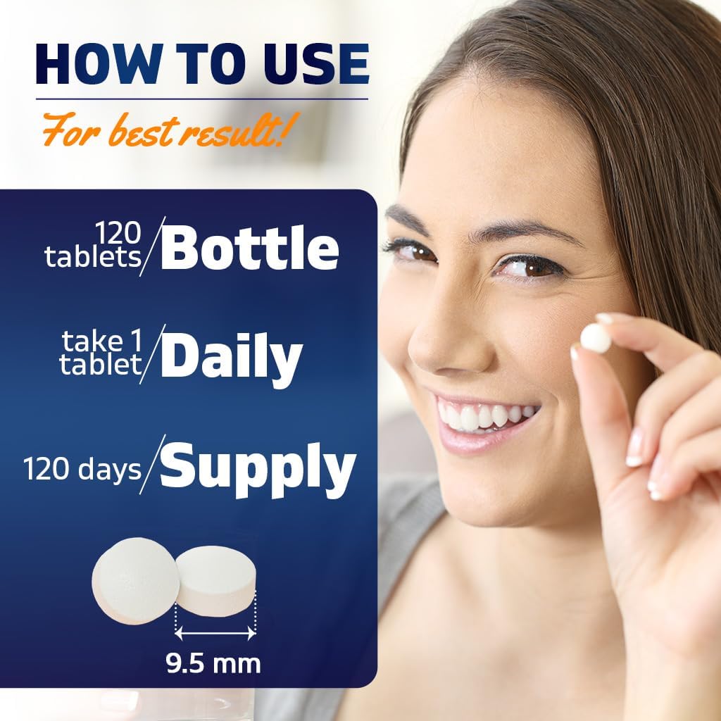 Vitamatic High Potency Biotin 20000 mcg (20mg) with Keratin 100mg - 120 Vegetarian Tablets - Biotin Supplements for Healthy Hair Skin & Nails for Adults (120 Count (Pack of 2))