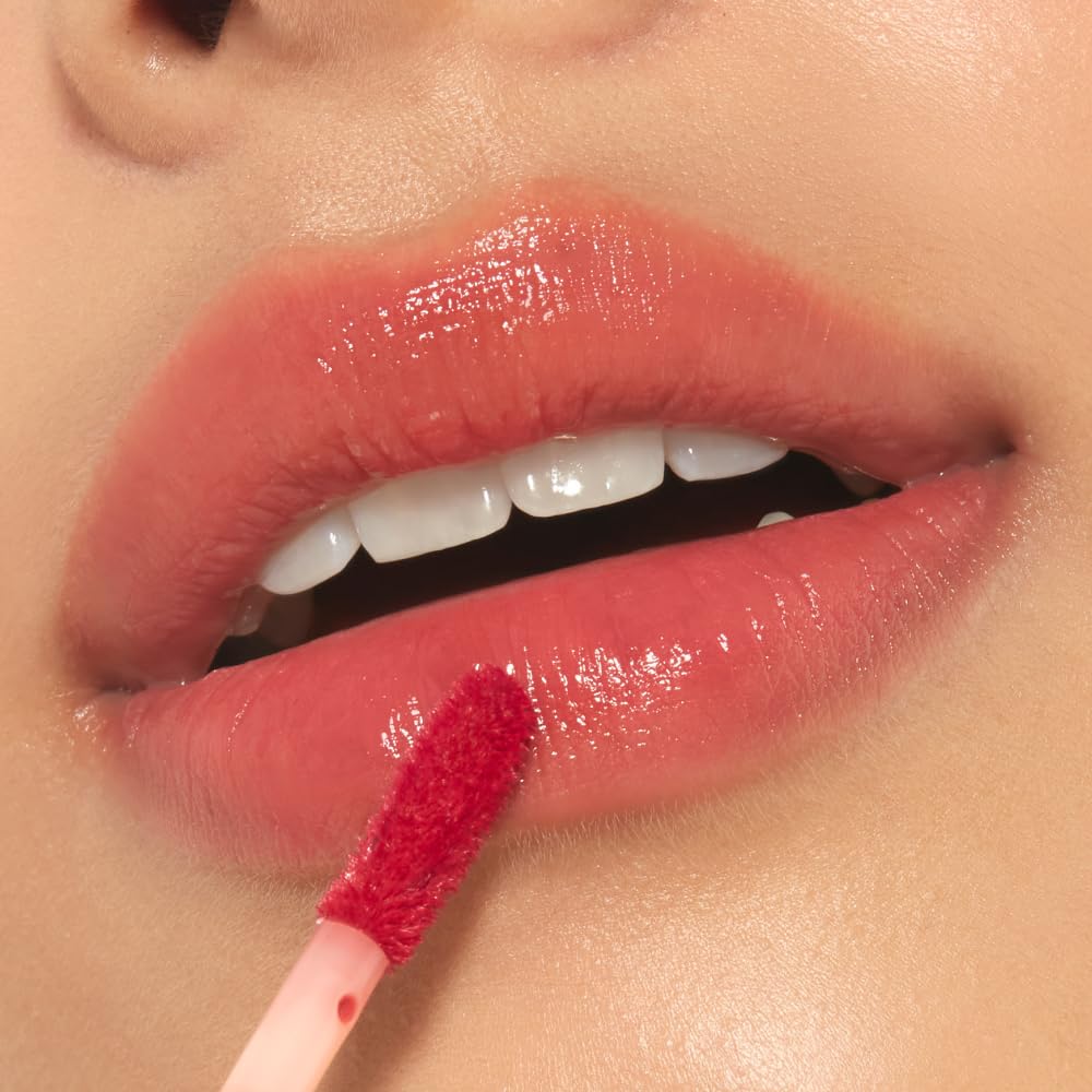 ETUDE Glow Fixing Tint #3 Dewy Fig | Non-sticky Glossy Shine Lip stain | Fills up with comfortable