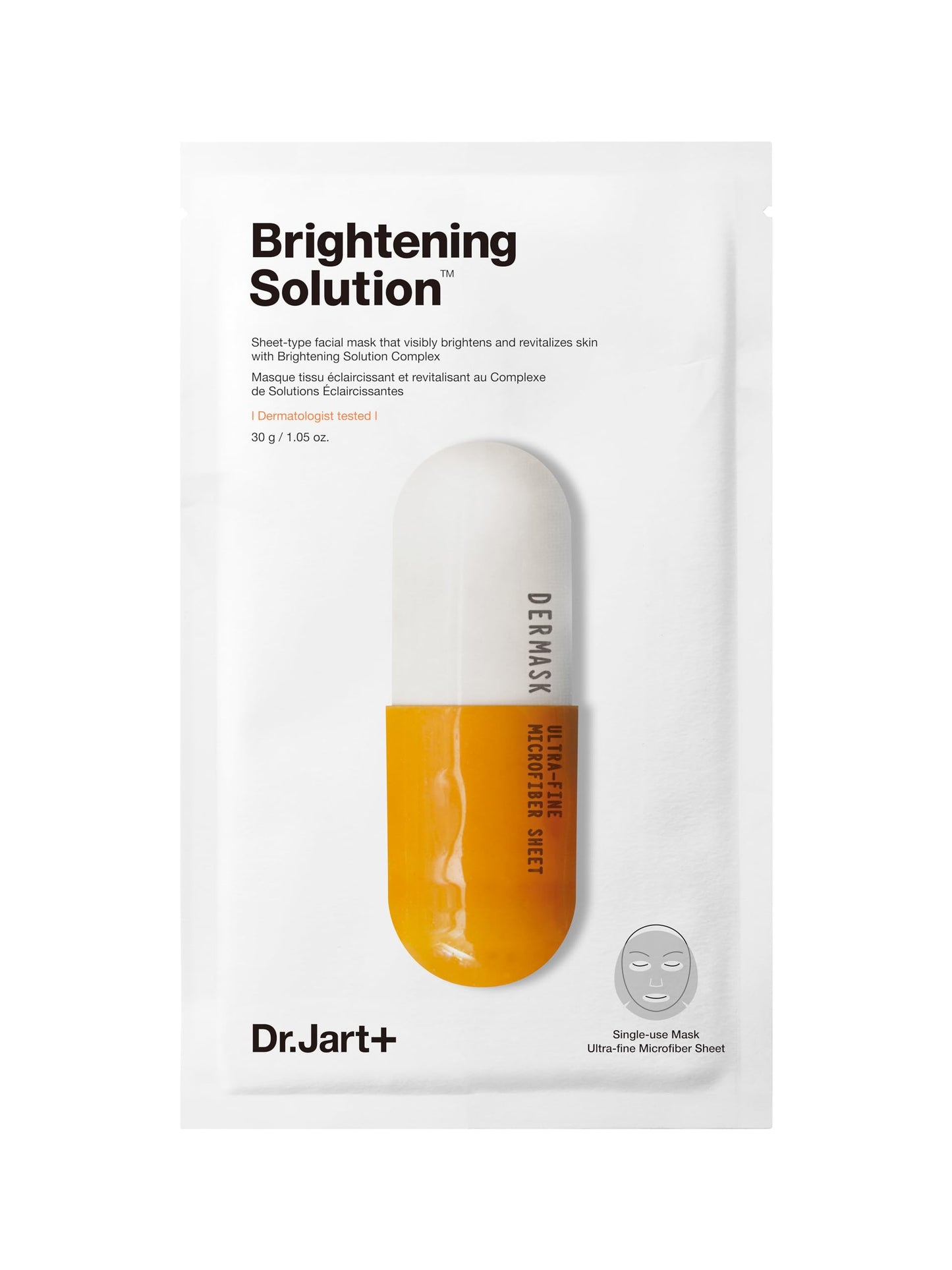 Dr.Jart+ Dermask Micro Jet Brightening Solution Korean Face Mask | Sheet Mask | Korean Skin Care |