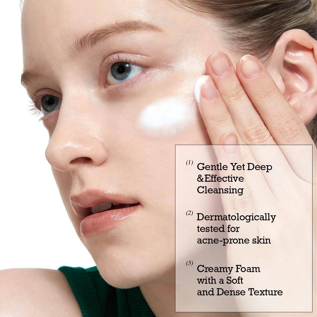 ROUND LAB Pine Calming Cica Cleanser 5.07 Fl Oz – Acne Face Wash with Salicylic Acid, BHA & LHA for