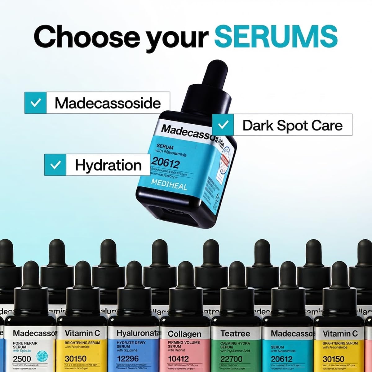 MEDIHEAL Madecassoside Repair Serum, Blemish Care & Hydration (1.35 fl.oz)