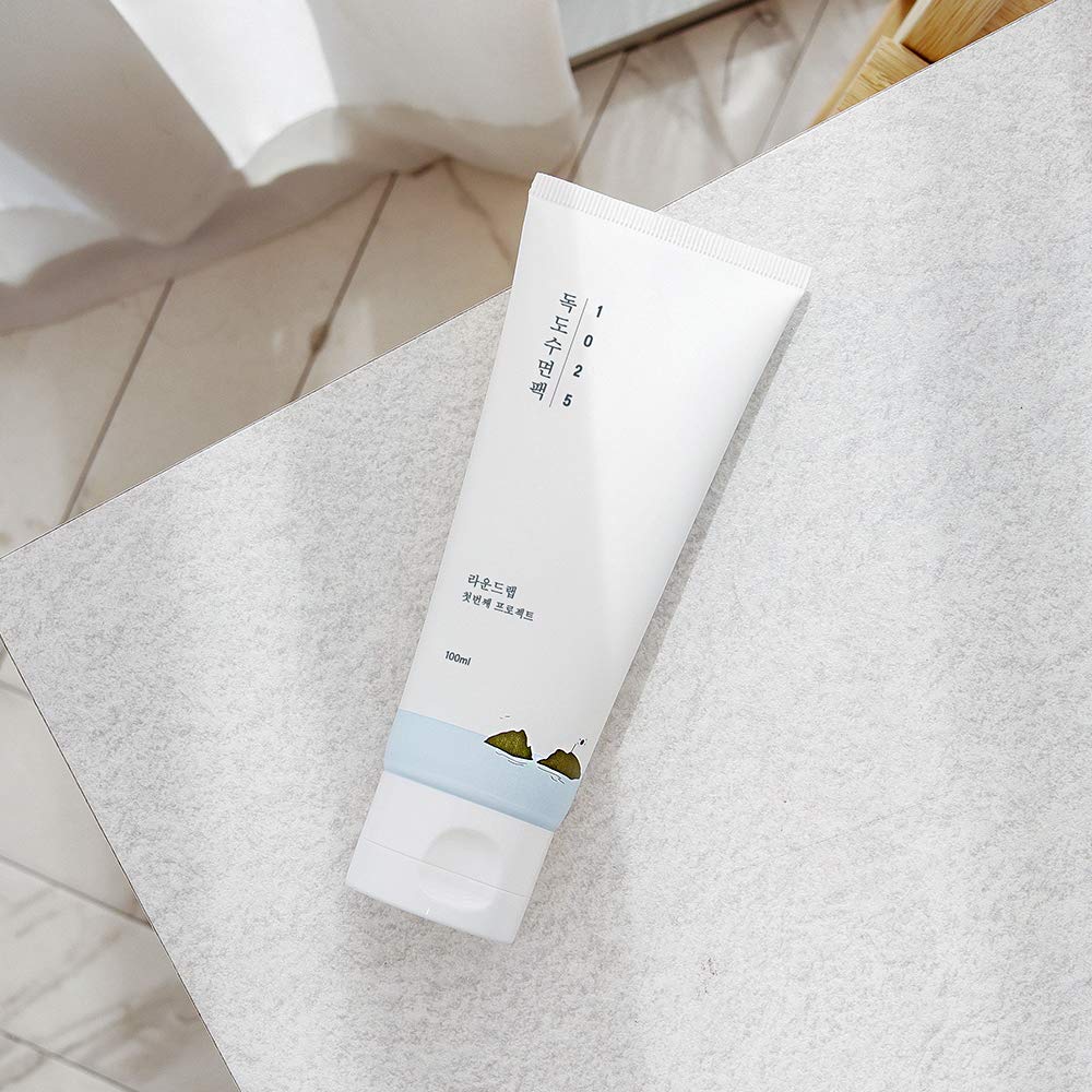 ROUND LAB 1025 Dokdo Sleeping Pack (Unscented) | All-In-One Facial Night Cream developed for