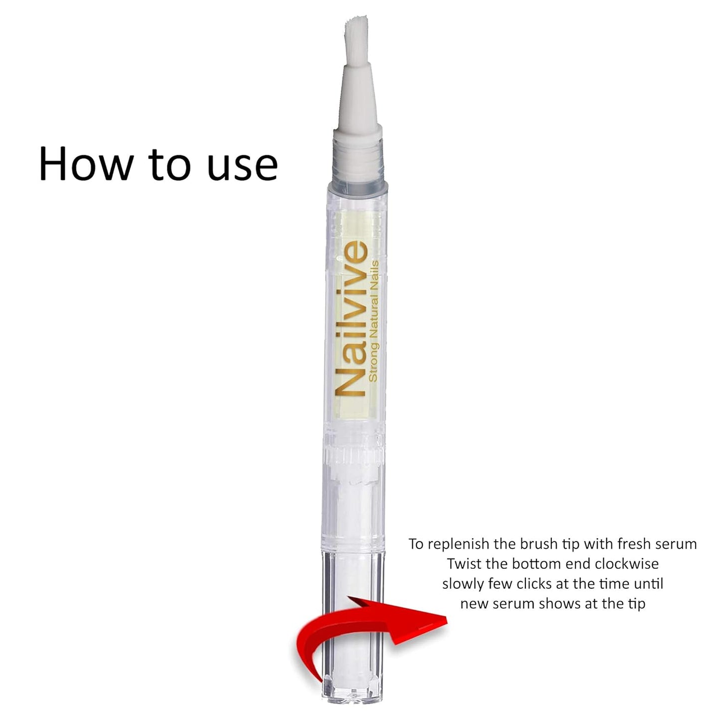 NAILVIVE Nail Serum Natural Keratin Nail Treatment Silk Proteins Proven Natural Formula Strengthening Hardening nails Instantly Prevents Splits Chips Peels Cracks on Your Nails