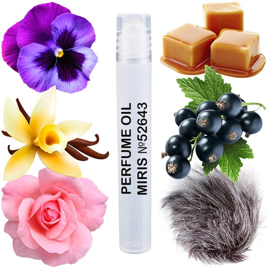 MIRIS Perfume Oil No. 52643, Inspired by Rosa Galore, Long-Lasting Women Roll-On, Rollerball 0.34 Fl Oz / 10 ml