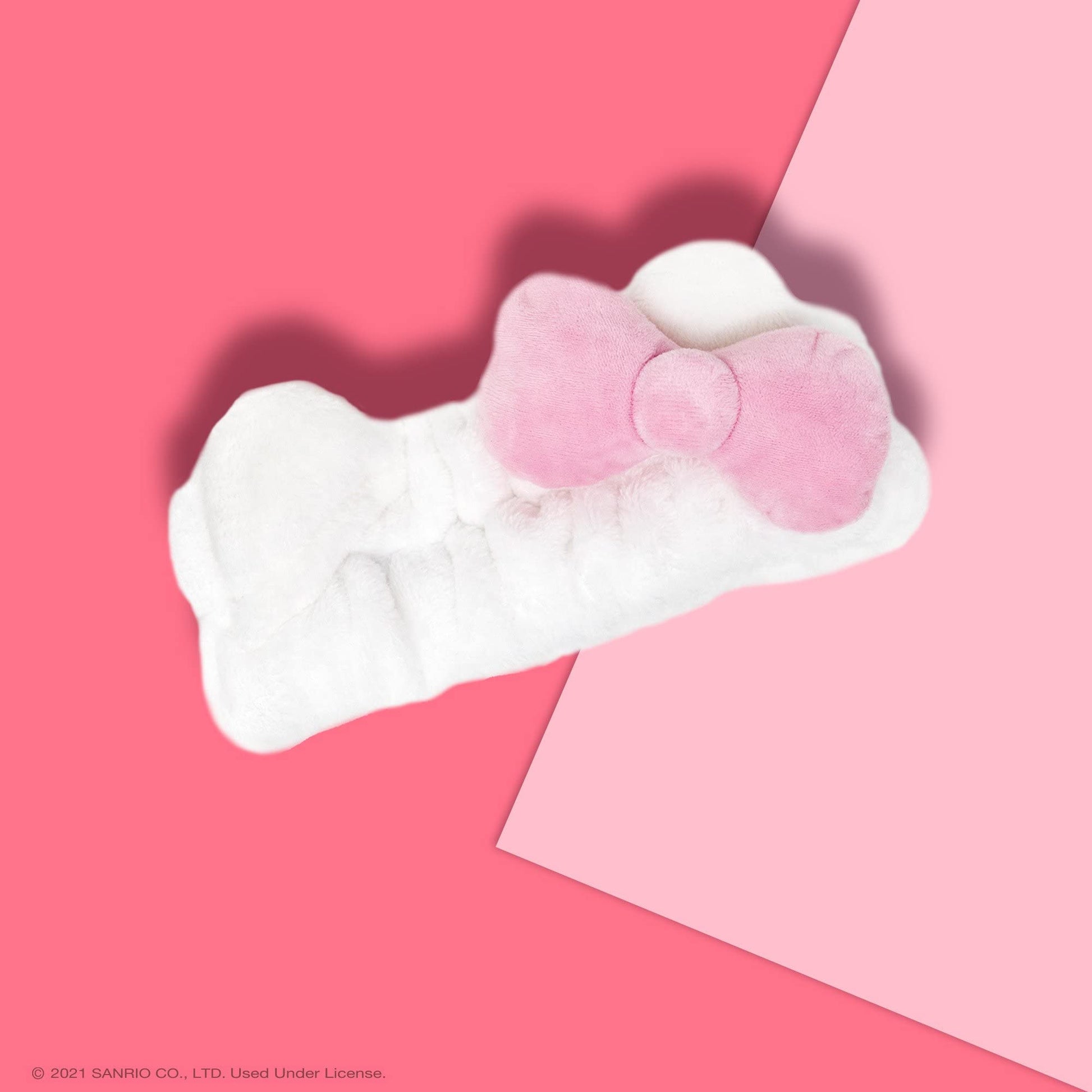 The Crème Shop x Hello Kitty Teddy Headband (Pink Bow)