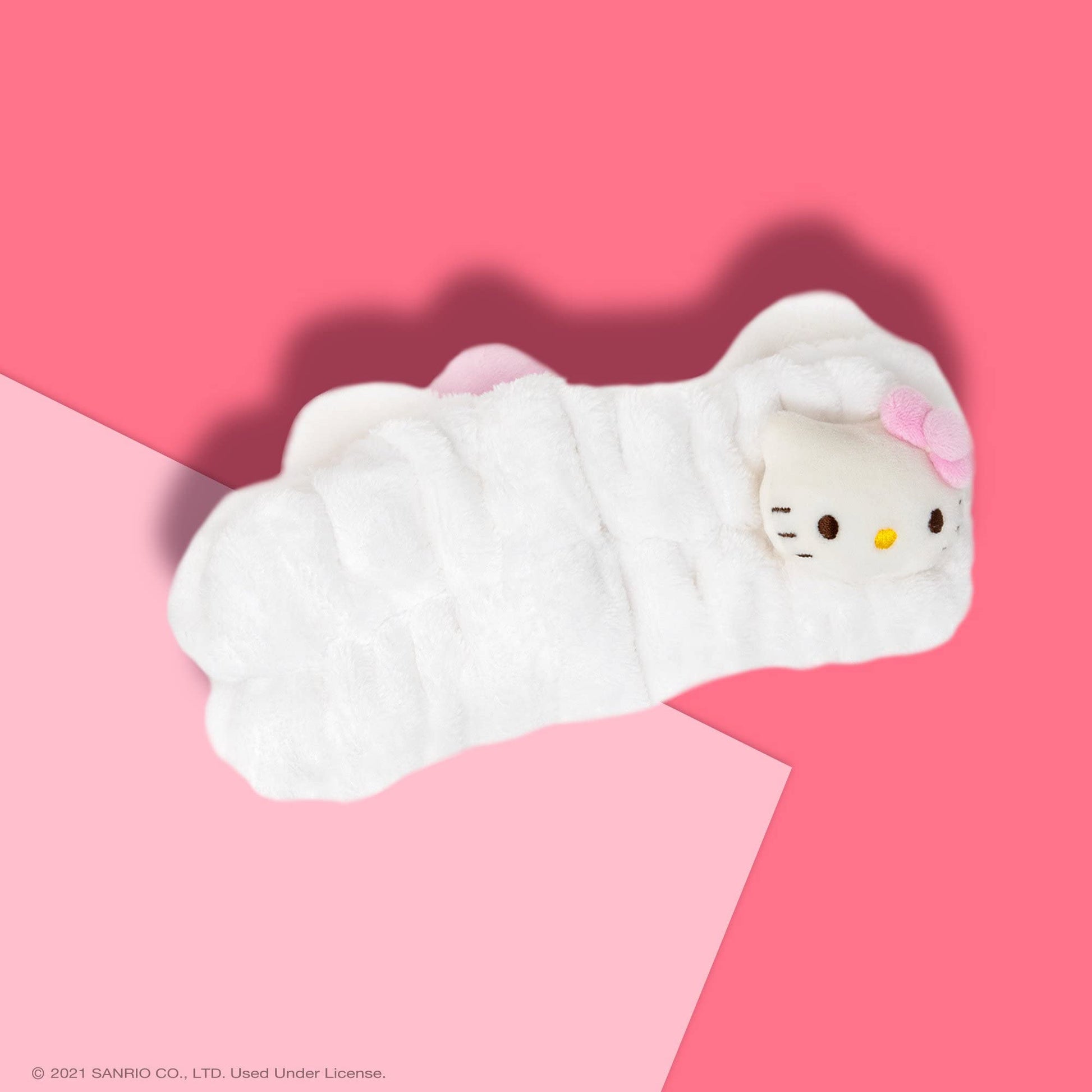 The Crème Shop x Hello Kitty Teddy Headband (Pink Bow)