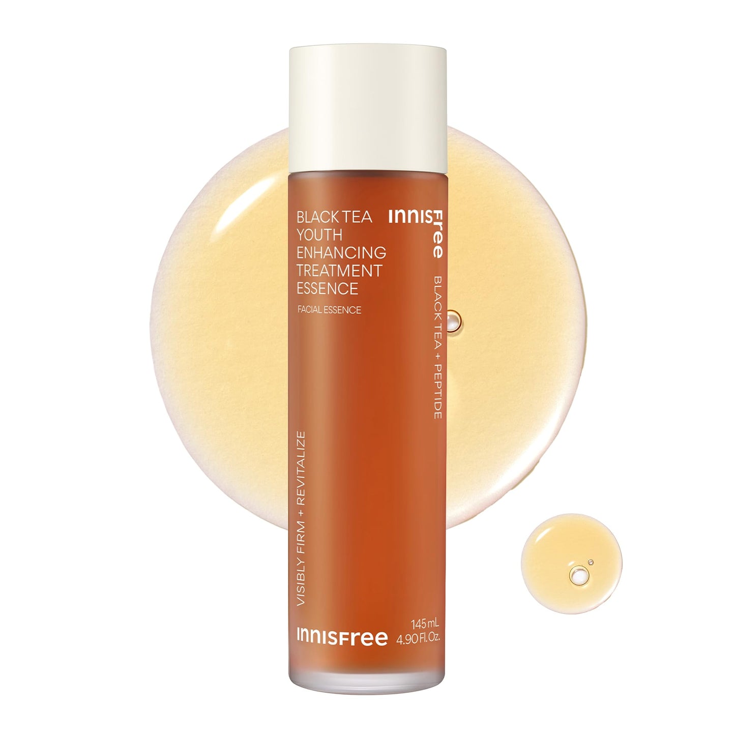 innisfree Black Tea Youth Essence | Korean Anti-Aging Treatment with Niacinamide and Hyaluronic