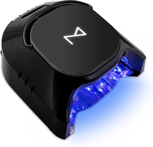 M - GlowPro Professional Hybrid 86W Wireless Rechargeable UV LED Nail Curing Lamp Cordless Nail