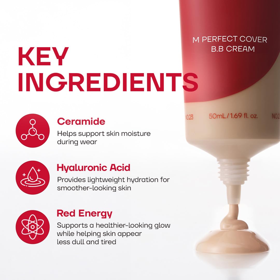 MISSHA M Perfect Cover BB Cream No.31 Golden Beige SPF 42 PA+++ 1.69 oz