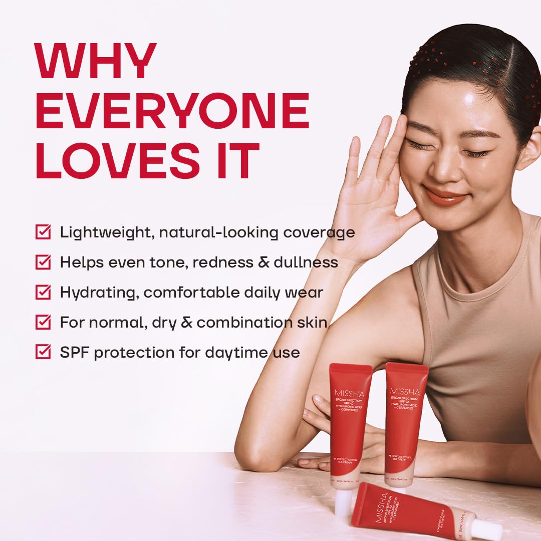 MISSHA M Perfect Cover BB Cream No.31 Golden Beige SPF 42 PA+++ 1.69 oz