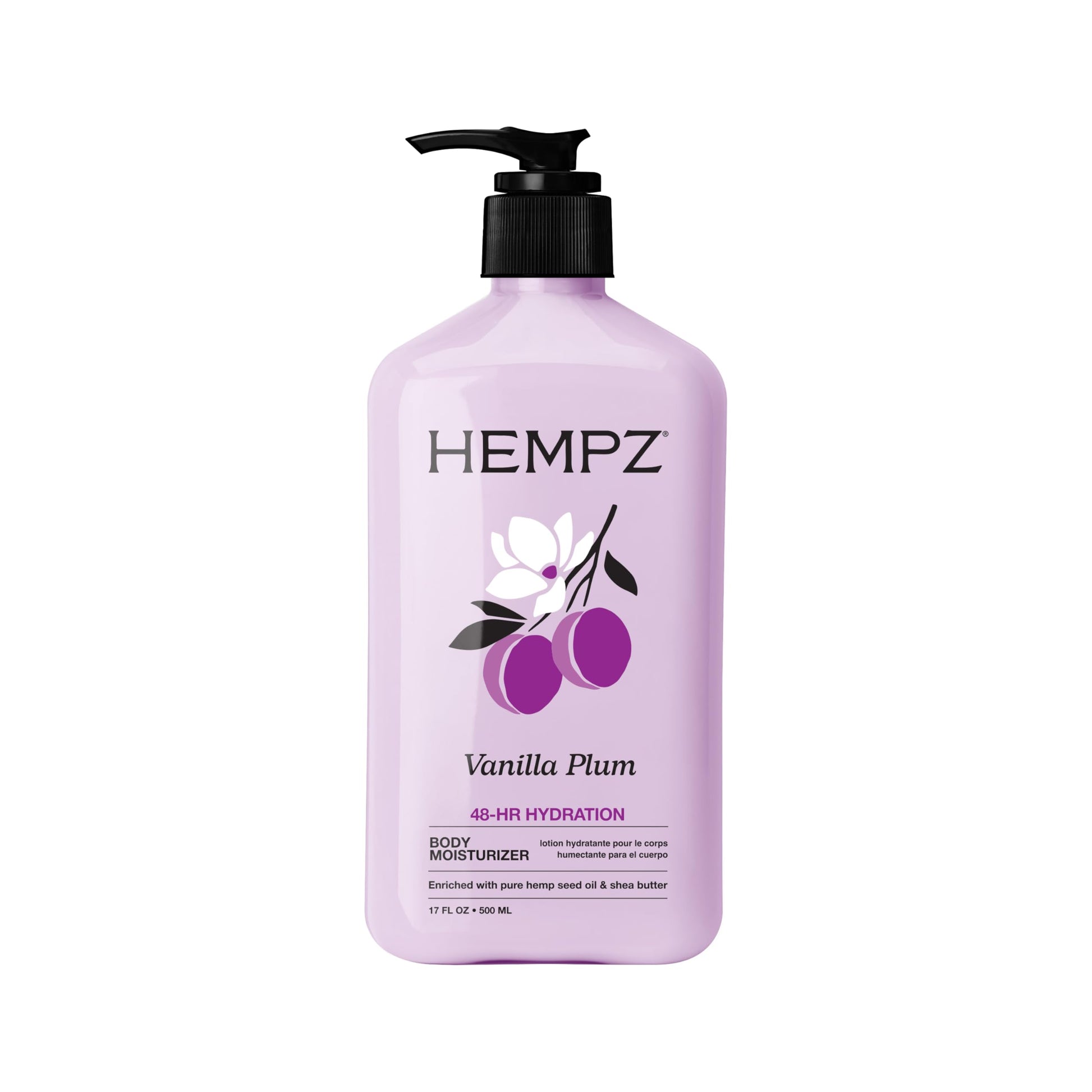 Hempz Limited Edition Vanilla Plum Moisturizing Body Lotion - 17 Fl Oz
