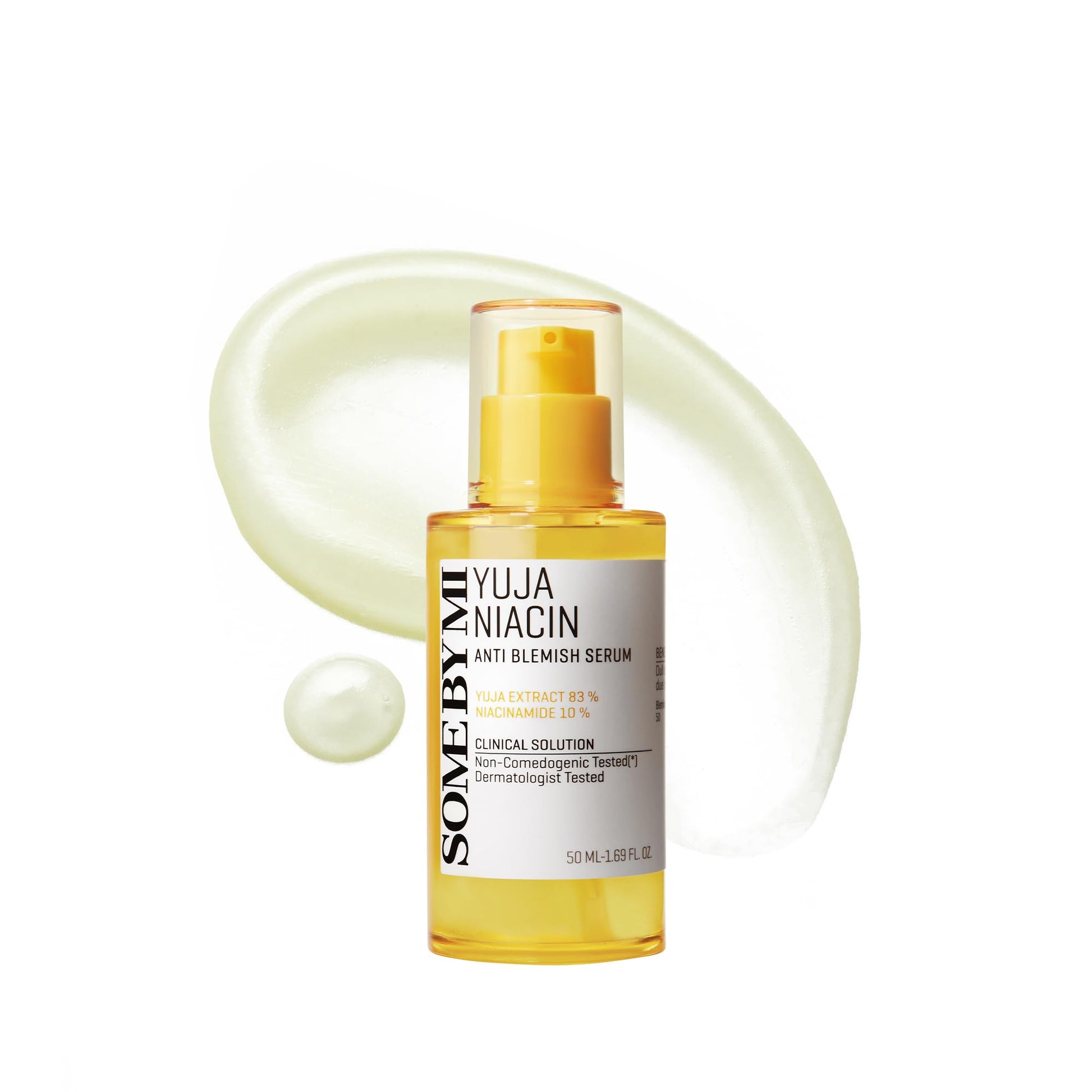 SOME BY MI Yuja Niacin Anti Blemish Serum – 1.69oz, 50ml – Korean 10% Niacinamide & Vitamin C Serum