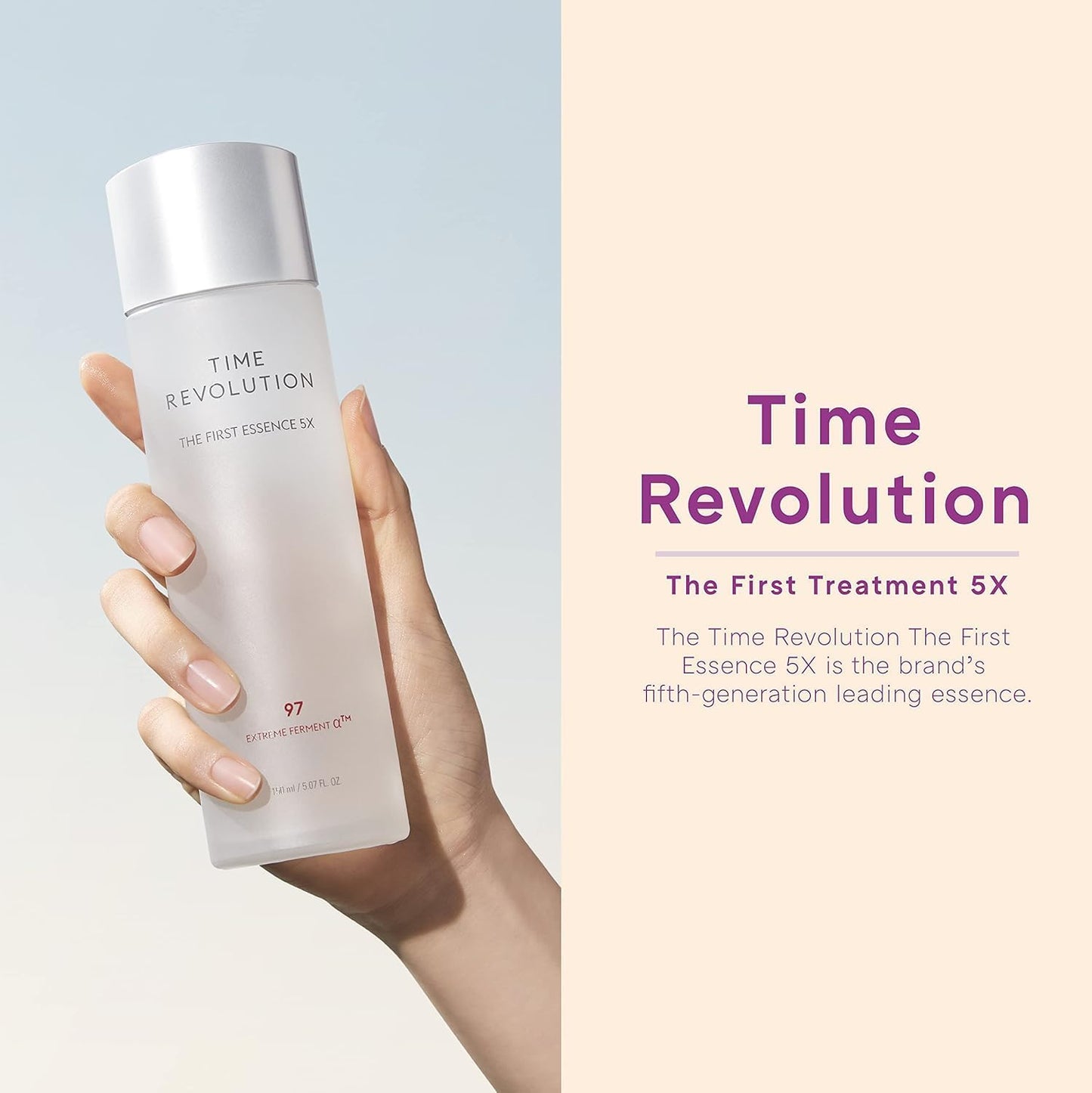 MISSHA Time Revolution The First Essence 5X 5.07 oz, Korean Skin Care