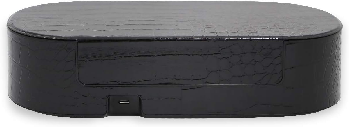 Sonix Beyond UV+O3 Sanitizer Box and Universal Charger UV and Ozone Disinfector for Phone, Mask, Makeup Brush, Nail Tool (Black Croc)