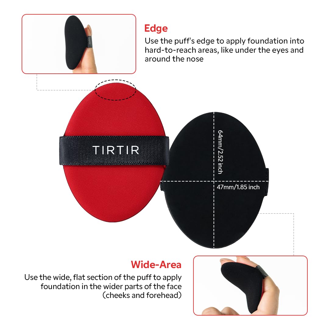TIRTIR Soft-shell Cushion Puff 5ea
