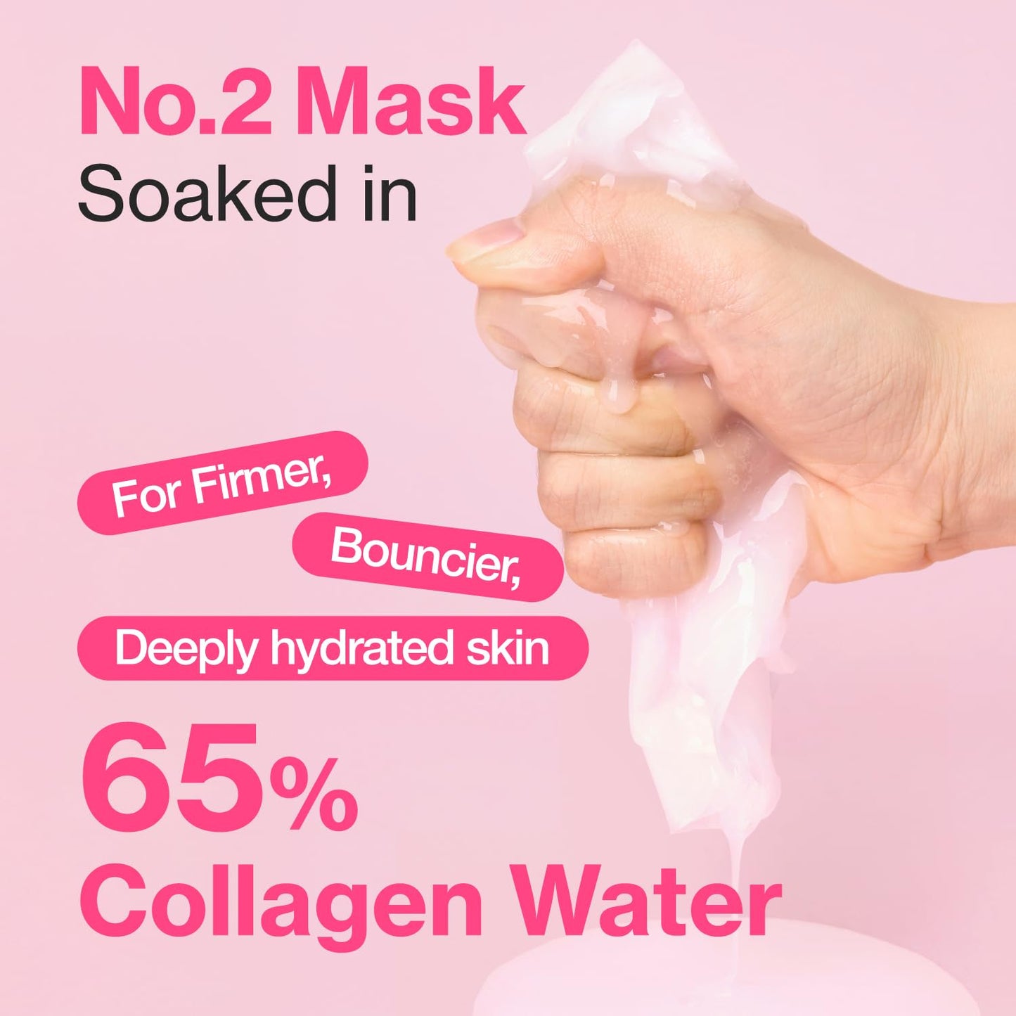 numbuzin No.2 Sheet Mask | Rose PDRN Collagen Plumping Sheet Mask | Korean Mask for face |