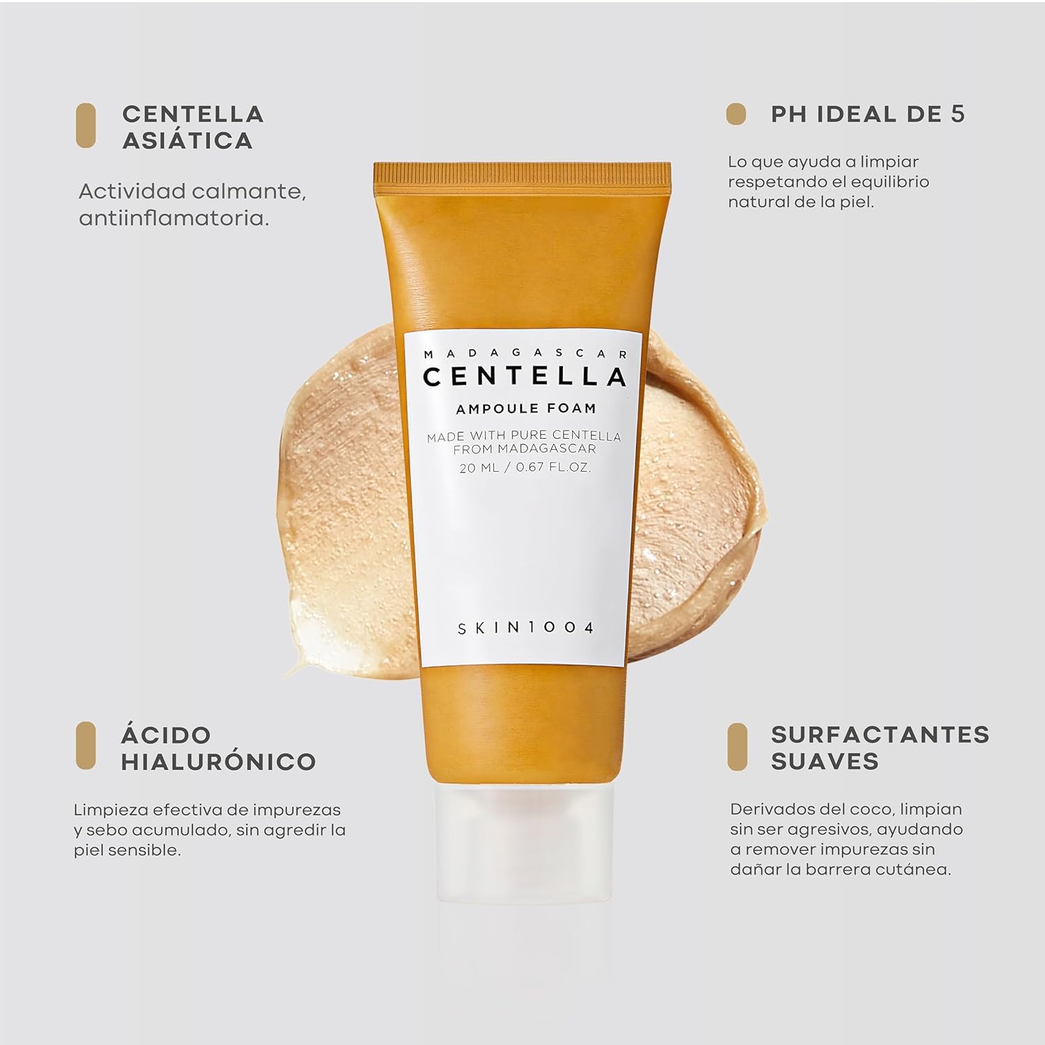 SKIN1004 Madagascar Centella Ampoule Foam 20ml