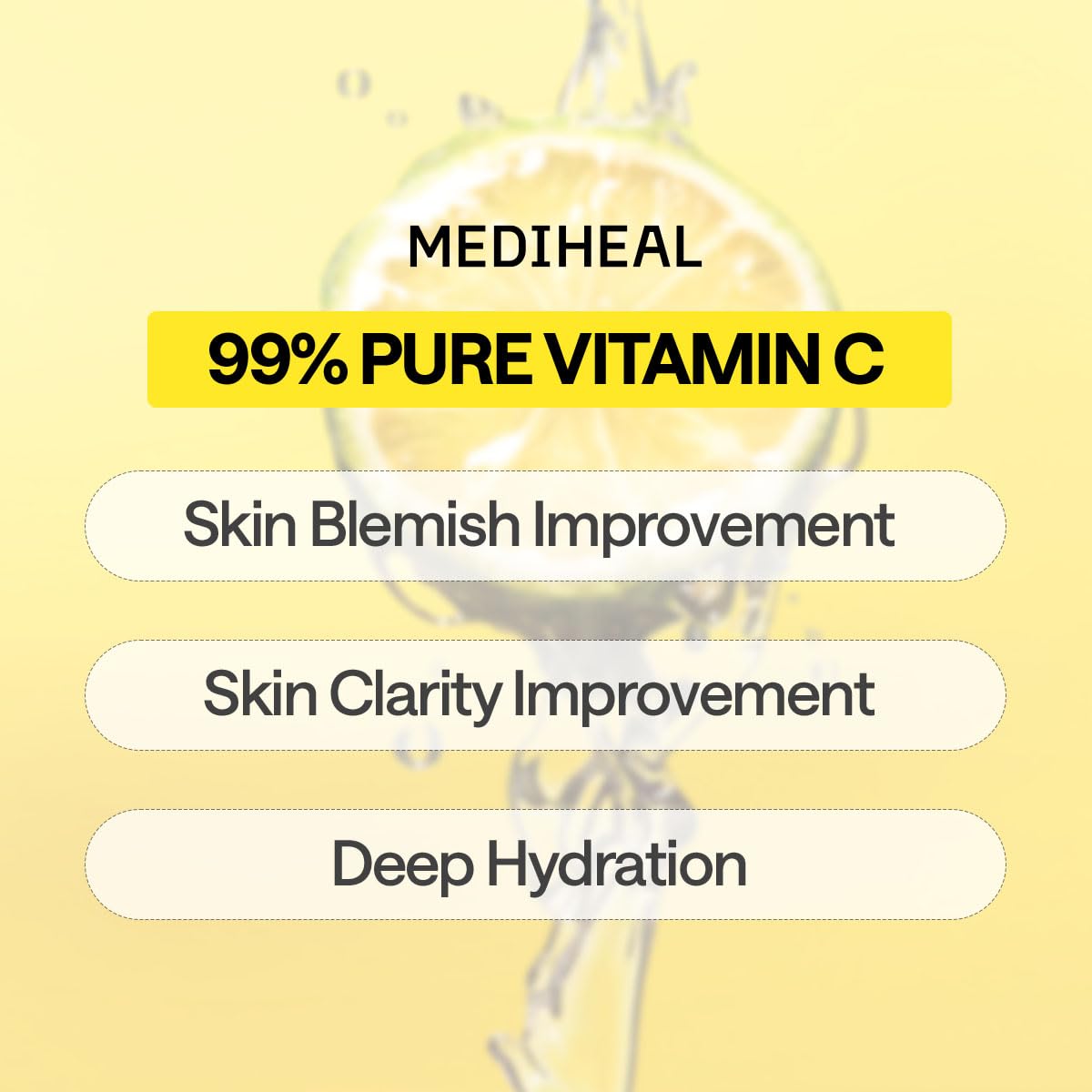 MEDIHEAL Vitamin C Essential Face Sheet Mask, Skin Toning (10ea)
