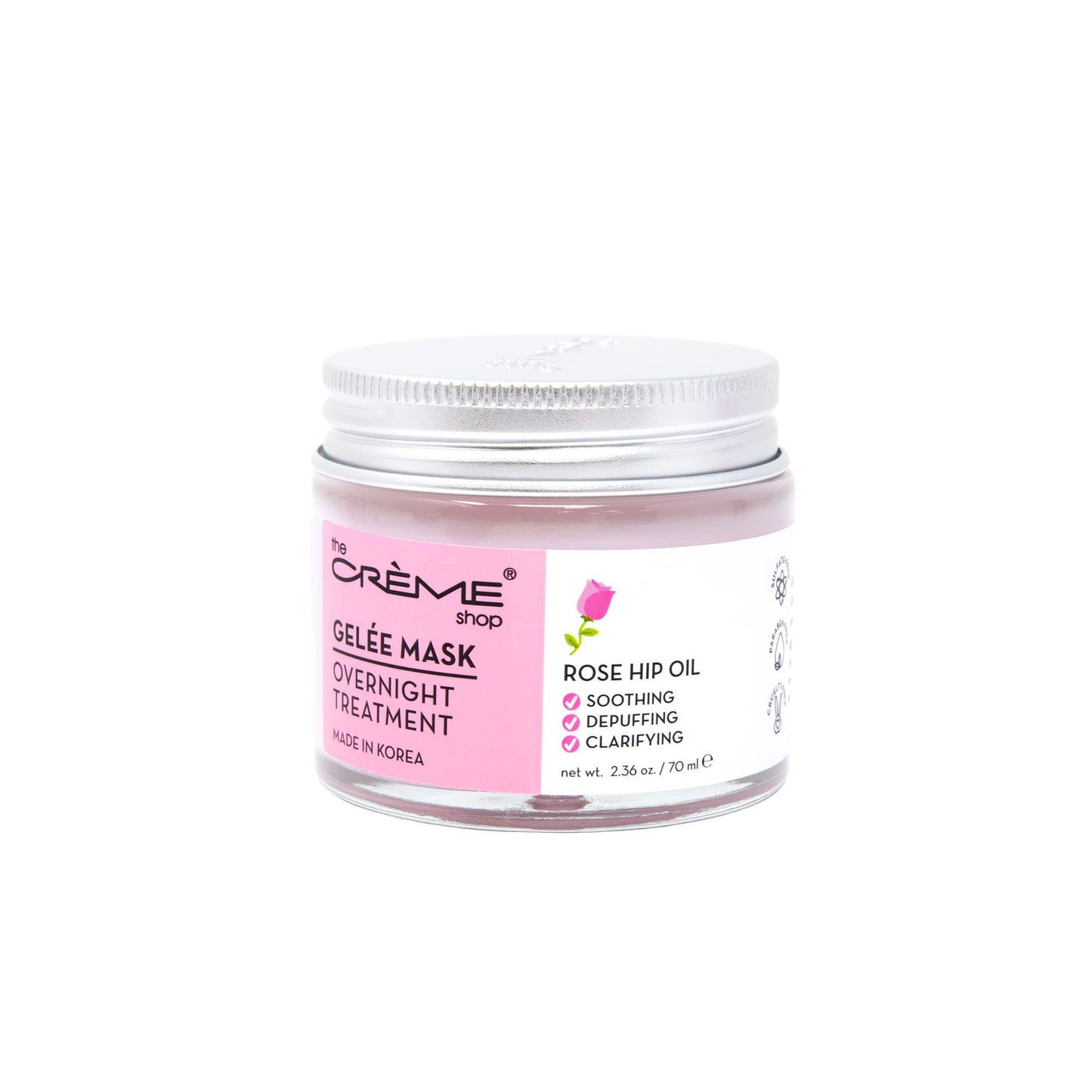 The Crème Shop Rose Hip Oil Gelée Overnight Face Mask (2.36 oz)