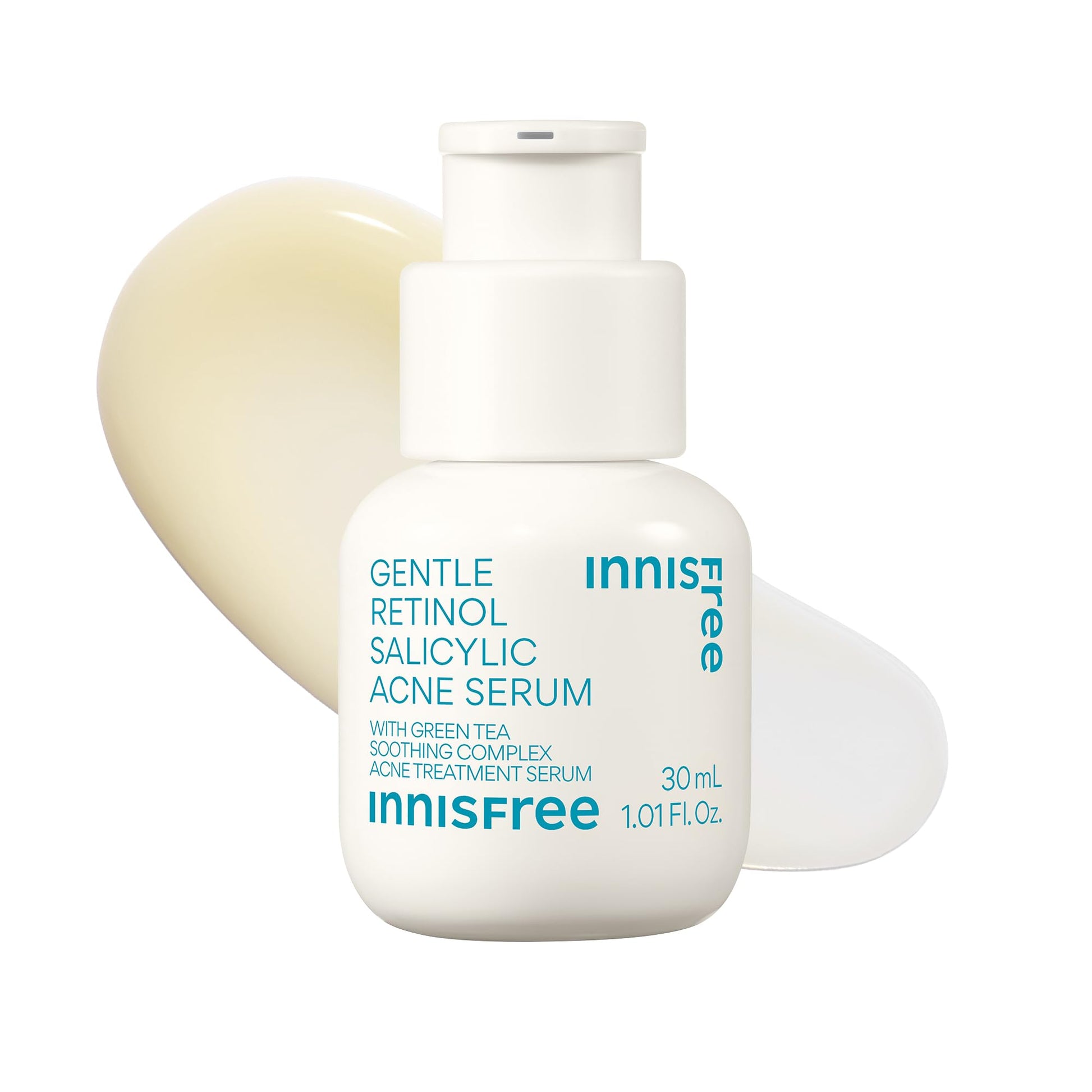 innisfree Gentle Retinol Salicylic Acne Serum | Korean Face Treatment with Niacinamide and