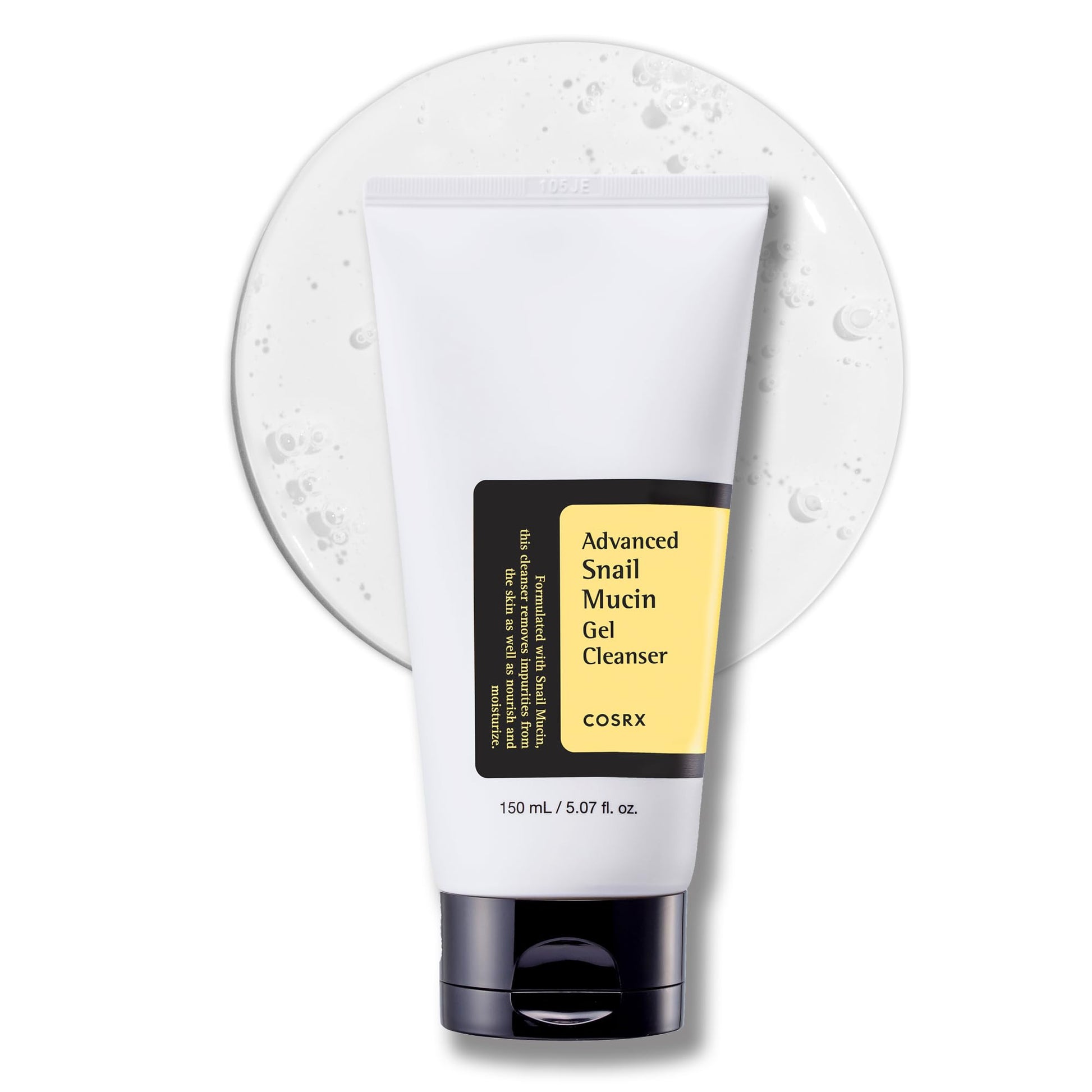 COSRX Advanced Snail Mucin Gel Cleanser for Dull, Sensitive Skin 5.07 oz.