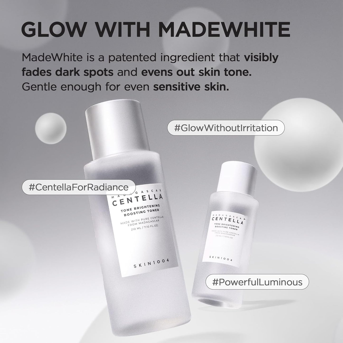 SKIN1004 Tone Balancing Boosting Toner, Korean Face Toner for Uneven Skin Tone, Centella Toner with