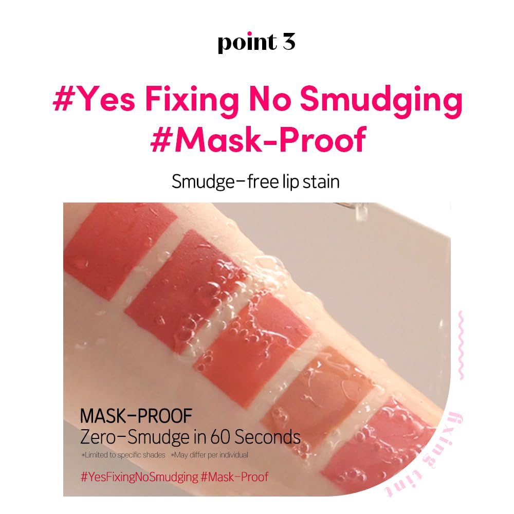 ETUDE Fixing Tint, #17 Berry Red, Matte Liquid Lipstick, Long-Lasting, 4g